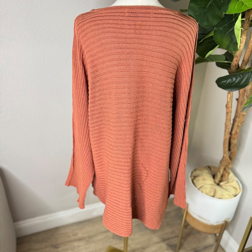 NWT Free People Beach Imogene Oversized Knit Tunic‎ Sweater Top Large Relaxed - Picture 6 of 8